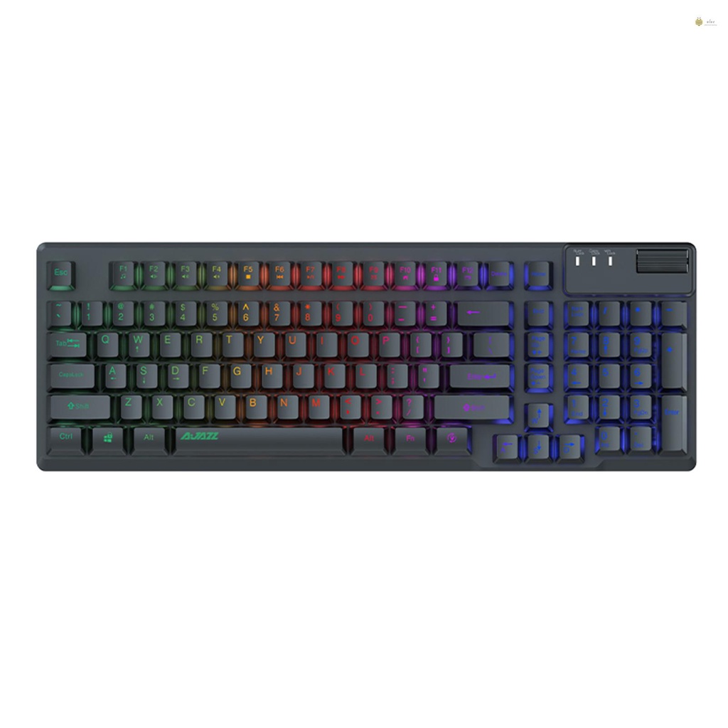 [Ready Stock]AJAZZ AF981 Wired Keyboard RGB Gaming Keyboard with 19-Key ...