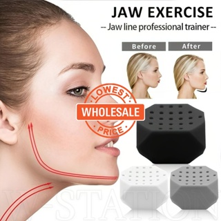 2pcs Jaw Trainer Face Masseter Training Muscle Exerciser Chew Ball