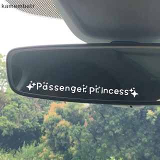 Passenger Princess Star Mirror Decal Sticker Rearview Mirror Car