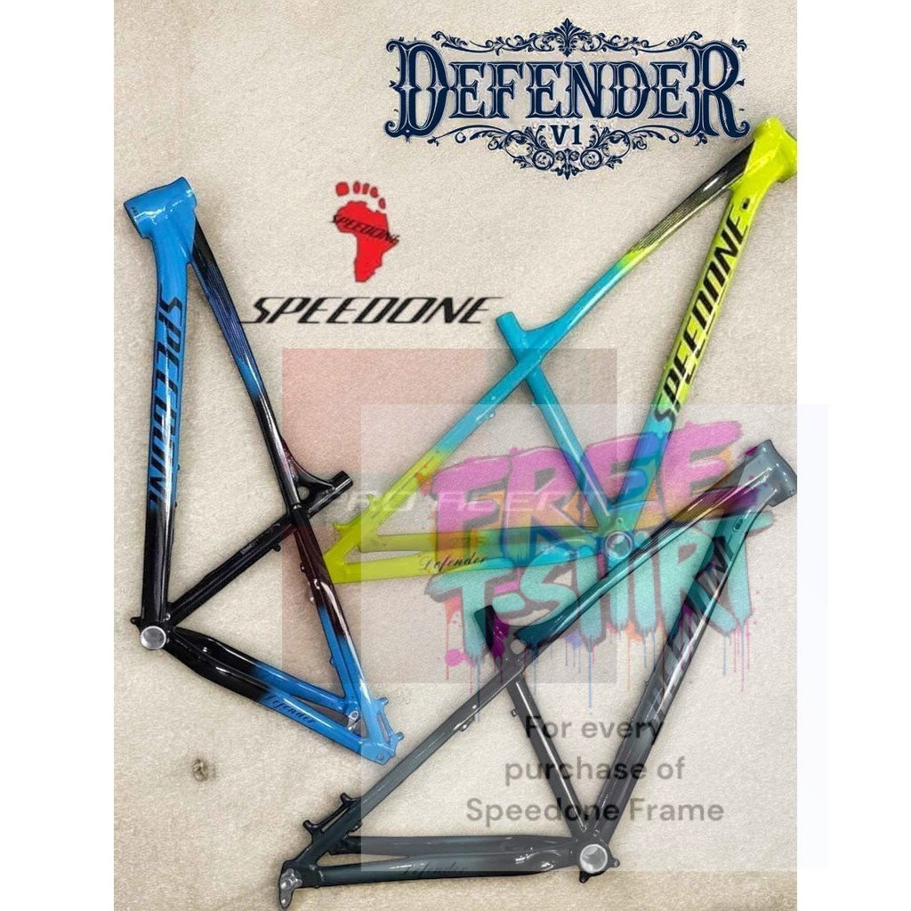 SALE! SPEEDONE DEFENDER V1 27.5+/29R FRAME FULL ALLOY TAPERED ENDURO ...