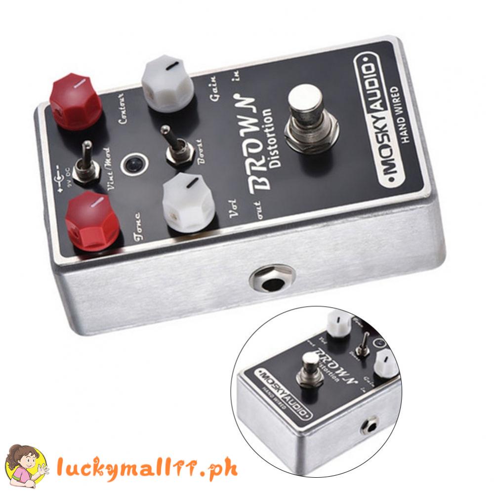 Guitar Effect Pedal 1 PCS Delay Reverb Distortion Mosky Brown High ...