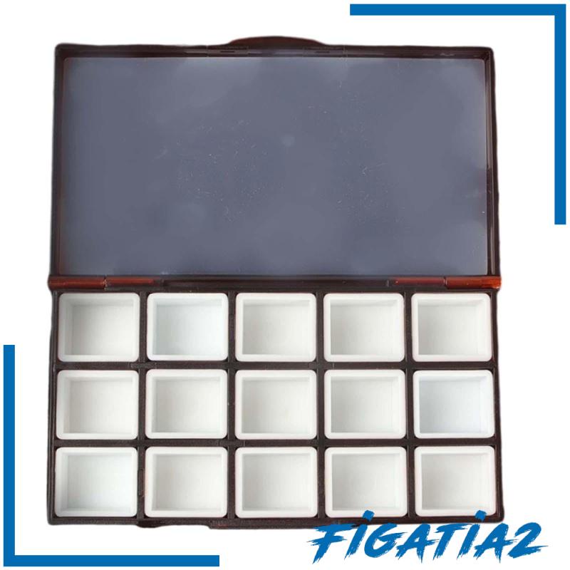 [Figatia2] Empty Watercolor Wet Palette 15 Slots Leakproof Model