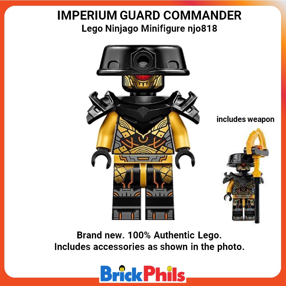 Lego Ninjago Minifigure njo818 Imperium Guard Commander | Shopee ...