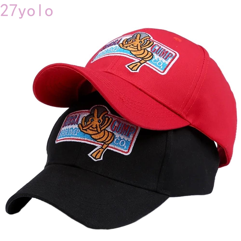 YOLO Forrest Gump Hat, Snapback Cap Embroidered Bubba Gump Shrimp Cap ...