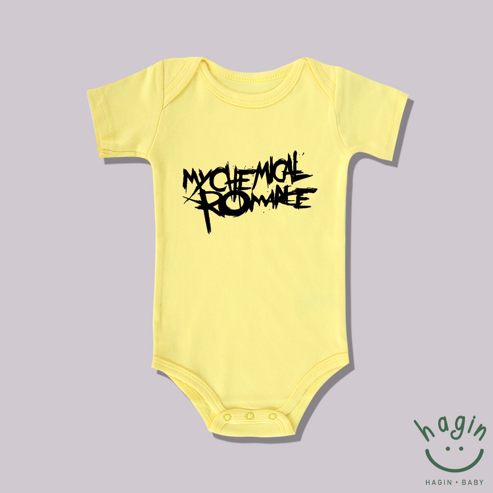 Haginbaby Band Theme Milestone Baby Onesie My Chemical Romance Newborn Baby  Romper Bodysuit Monthly Onesie