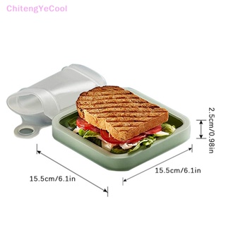 1pc Reusable Portable Sandwich Box Toast Bread Storage Container