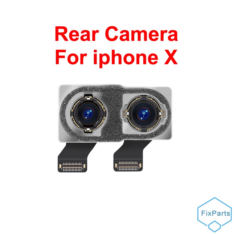 Rear Camera For iPhone X Flex Cable Connector Replacement Part Back ...
