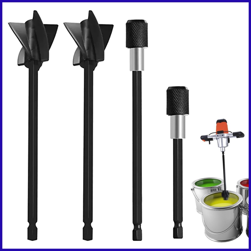 Resin Stirrer Reusable Resin Mixer Paddles Resin Mixer for Drill Paint