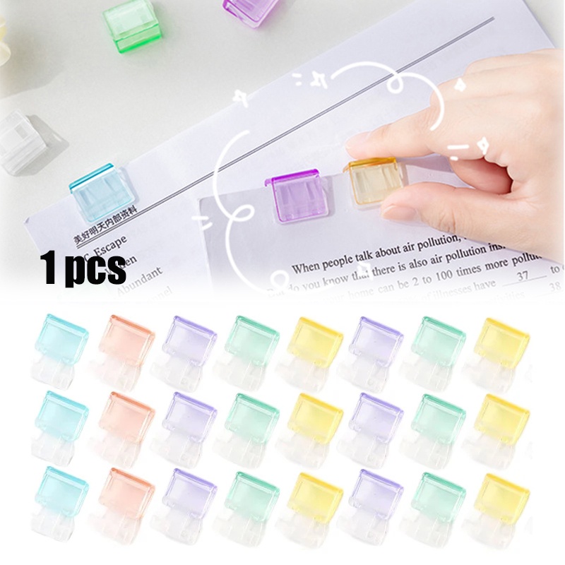 Colorful Mini Paper Clips Staples File Bookmarks Index Page Clip Fixed