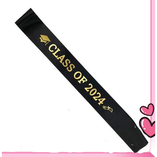 zhcxiang Shoulder Strap Class of 2024 Graduation Celebrations Sash ...