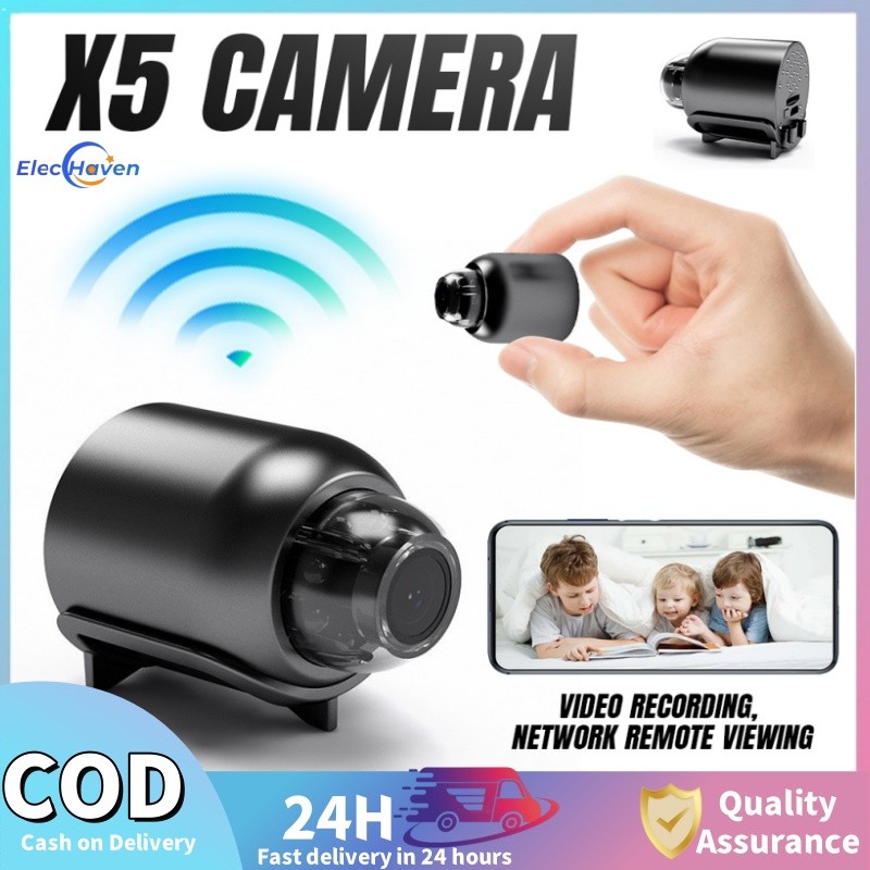 X5 A9 Wireless Surveillance IP Camera Mini 1080P HD Home Night Vision ...