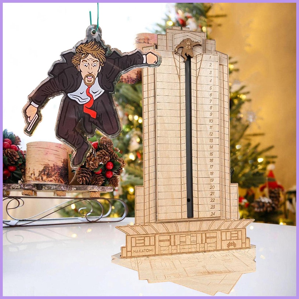 Die Hard Hans Gruber Advent Calendar Wooden Advent Calendar 2022 Die