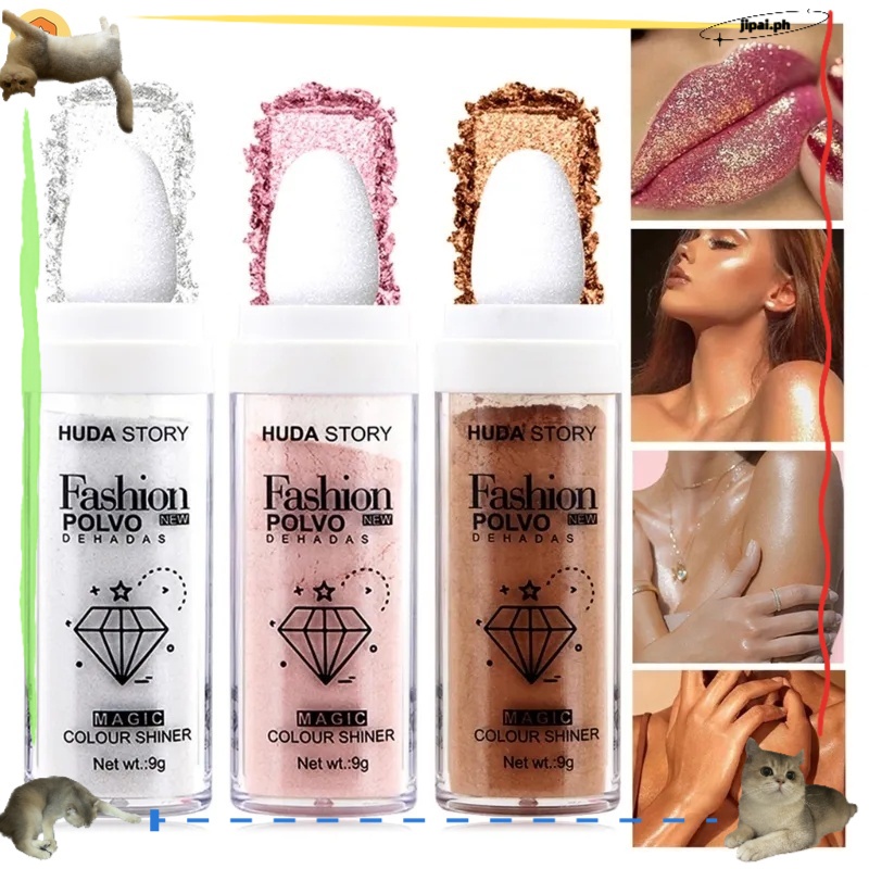 Powder Highlighter Stick High Gloss Face Glitter Highlighter Powder