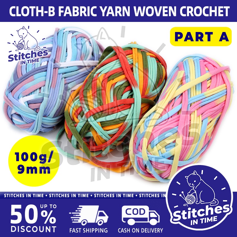 ST Cloth B Fabric Yarn Hand Knitting Material Sewing Thread Home Woven ...