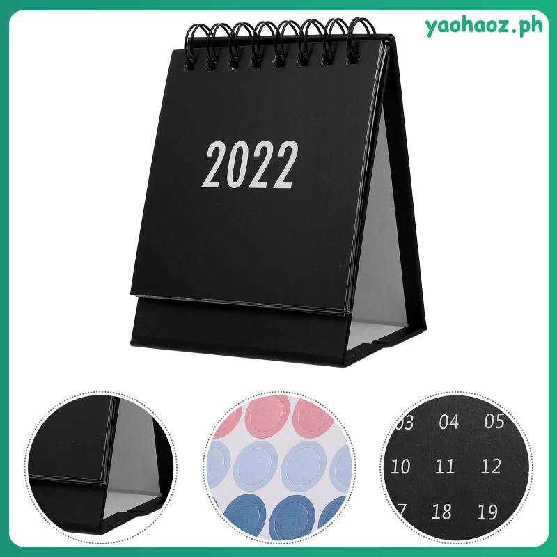 Stand Calendar Planner Organizer 2022 Mini Desk Calendar Mini Desk