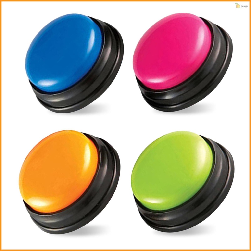 Interactive Toy Voice Box Set Small Size Easy Carry Sound Button with Answering Buttons