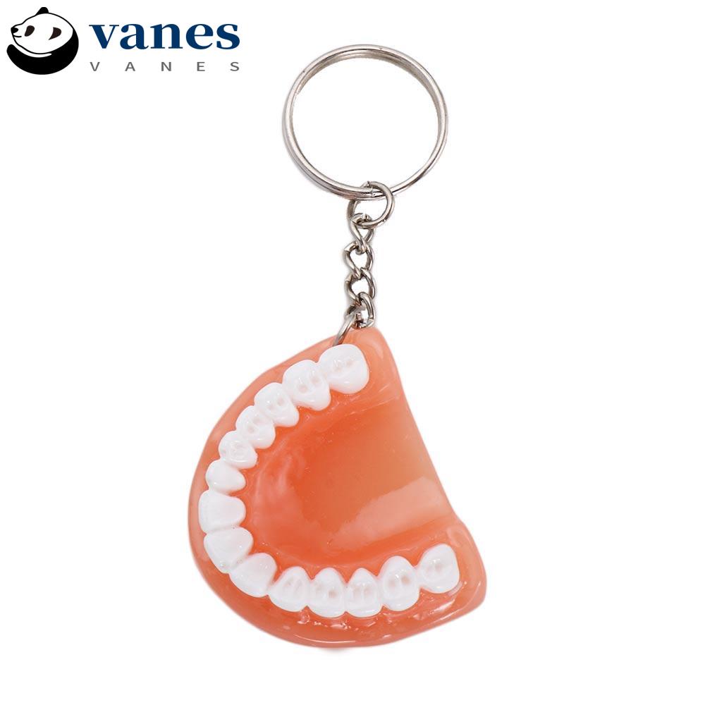 VANES Tooth Key Chain Dental Accessories Simulation Teeth Shape Dental