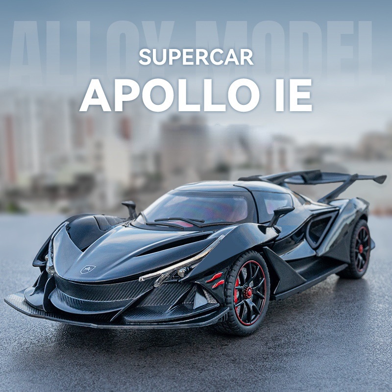 1:24 Apollo IE Alloy Car Model Light & Sound Effect Diecast Car Toys ...