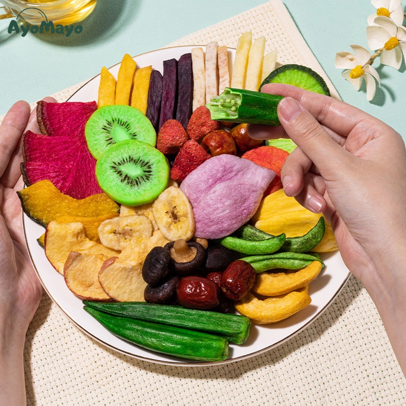 10 In 1 Fruit And Vegetable Chip Mixed Dried Fruits And Vegetables