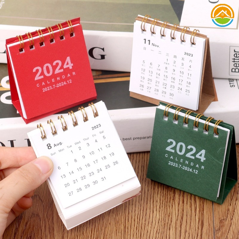 2024 Office School Tables Desk Decoration Flippable Calendar / Daily ...