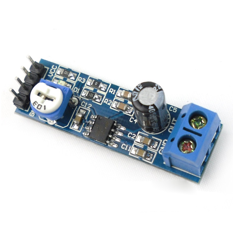 XH-M156 LM386 Mono Audio Amplifier Board 200 Times Gain Power Amplifier ...
