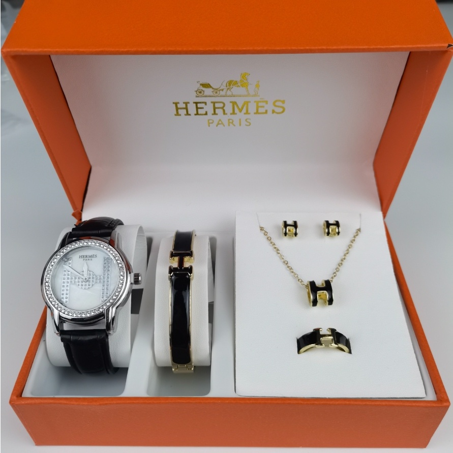 Hermes watch and online bracelet set