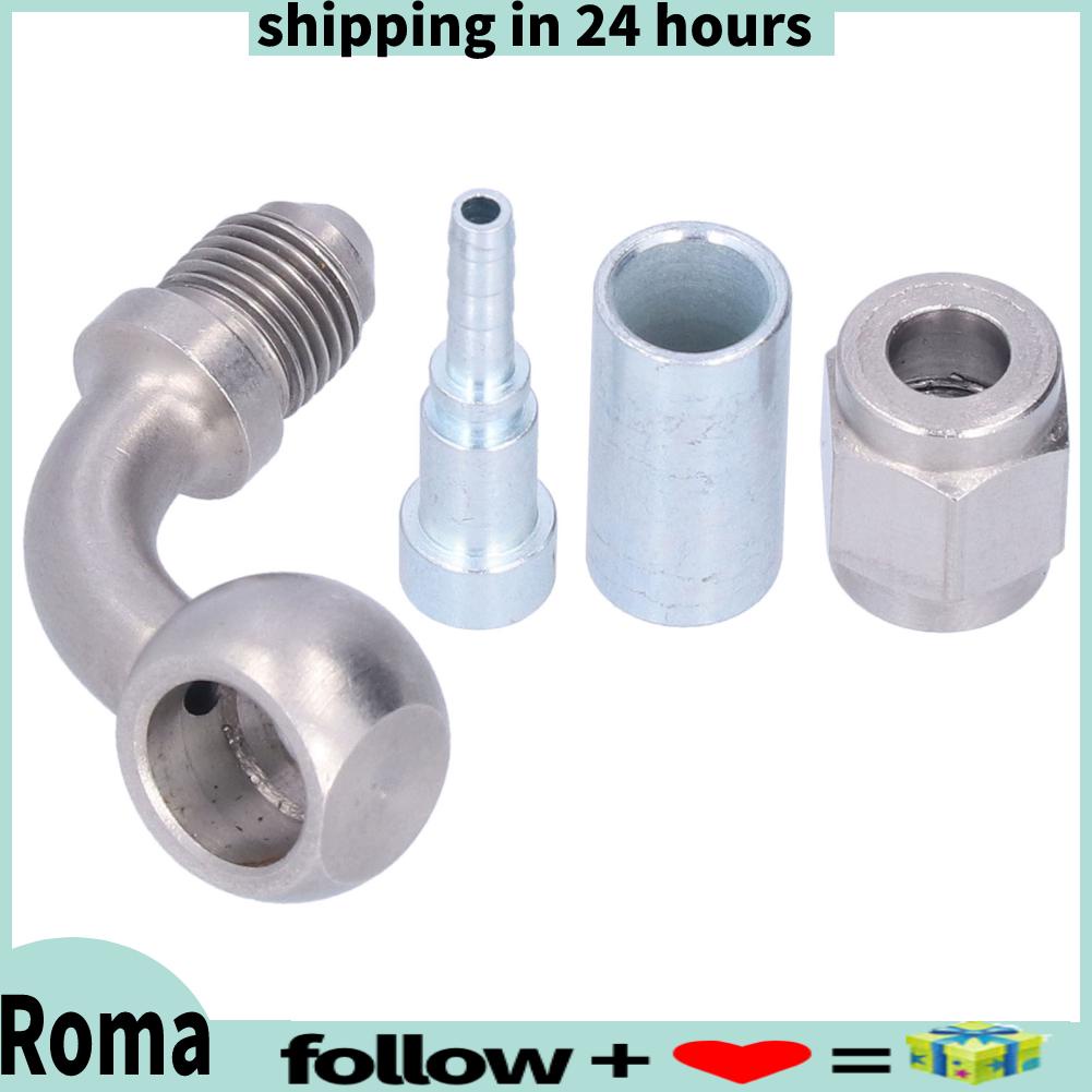 AN3 Motorcycle Motor Bike Hydraulic Brake Oil Hose Line Banjo Fitting M10x1 Stainless Steel 10mm I.571910502