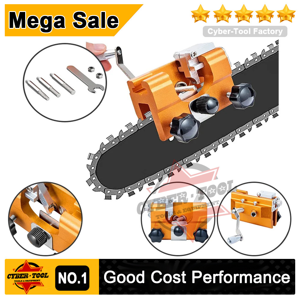 Klampero Chainsaw Sharpener Kit – Manual Clamp-On Chain Sharpener