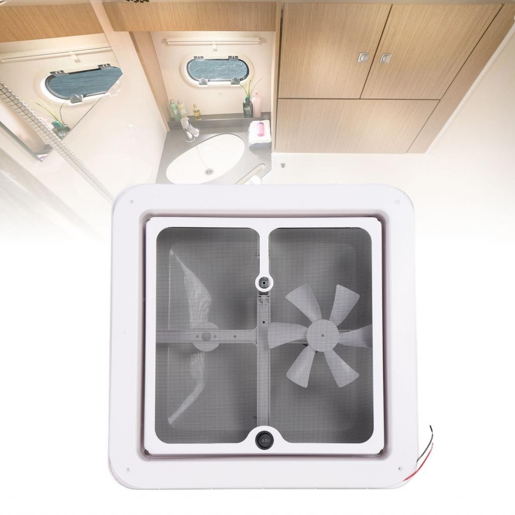 Cloudshop GLOGLOW Air Ventilation Ceiling Fan Stainless Steel Support ...