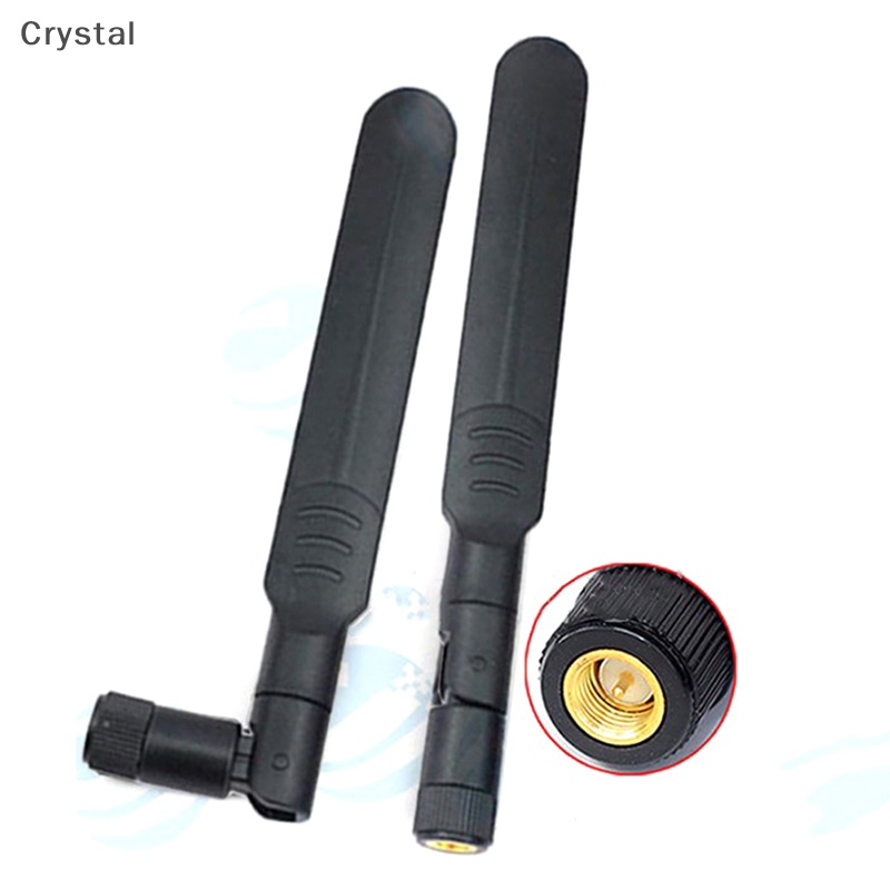 2-Pack Dual Band Antenna WiFi 2.4GHz 5GHz 5.8GHz 8dBi RP-SMA MaleU.FL