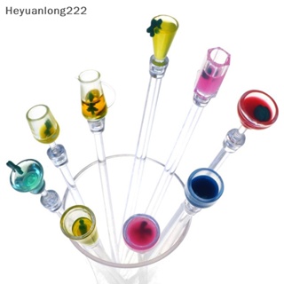 10pcs 23cm Acrylic Cocktail Stirrers Kitchen Bar Tool Juice Party Drink  Mixer Swizzle Stick Wine Agitators