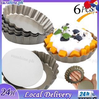 4Inch Mini Tart Pan Set of 8,Non-Stick Carbon Steel Quiche Pan,Mini Tart  Pans