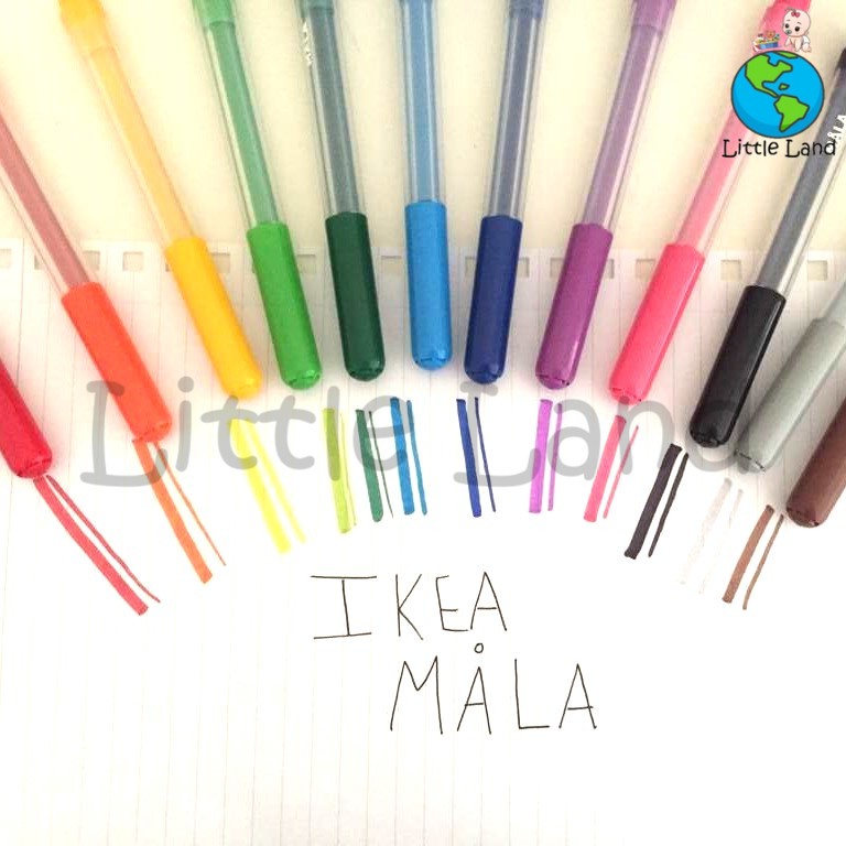 IKEA Felt-tip Pen (24pcs/12pcs) / Sketch Marker Pens / Children Art ...