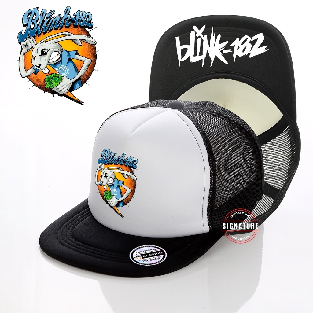 Snapback Hat/Blink 182/Snapback Net/Distro Mesh Hat/Premium Mesh Hat