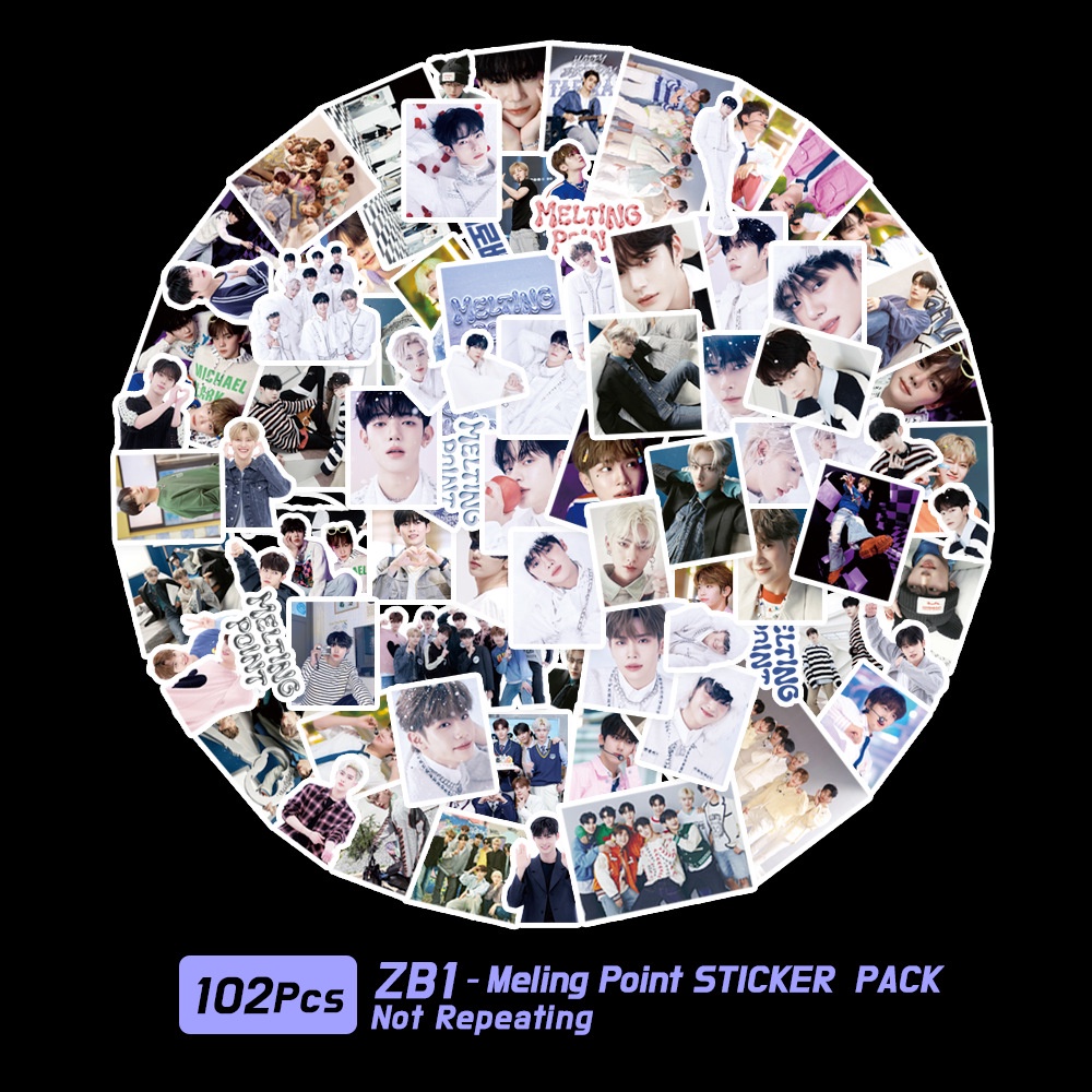 100-102pcs ZEROBASEONE ZB1 Album MELING POINT YOUTH IN THE SHADE Photo ...