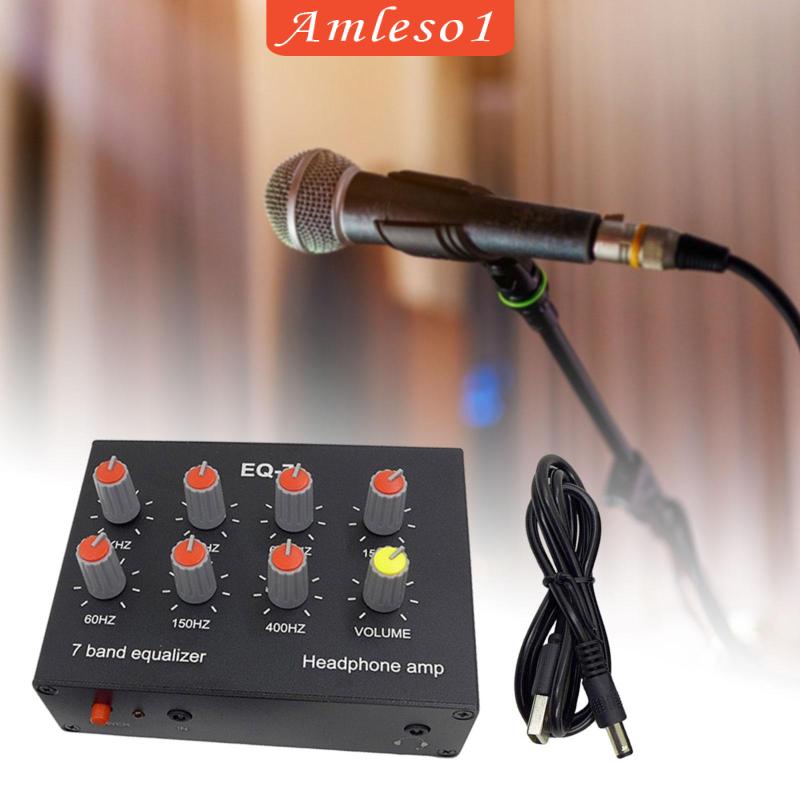 [Amleso1] Preamp Equalizer Sturdy Turntable Amplifier Preamp Portable