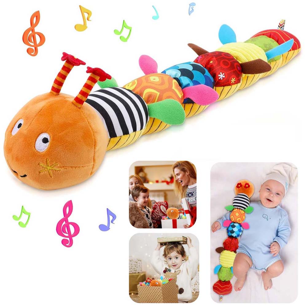 Sozzy Baby Musical Inchworm / Rattle Toy / Sozzy Musical Worm Shopee