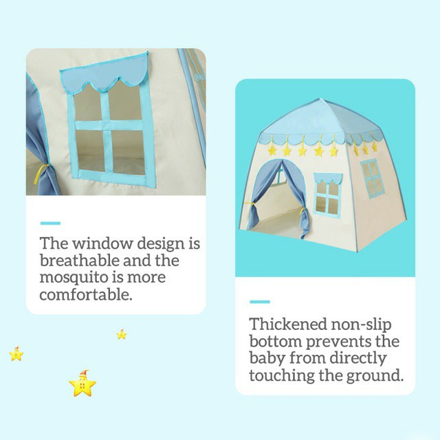 【hot sale】 Children's Play Tent Kids Playhouse Oxford Castle Princess
