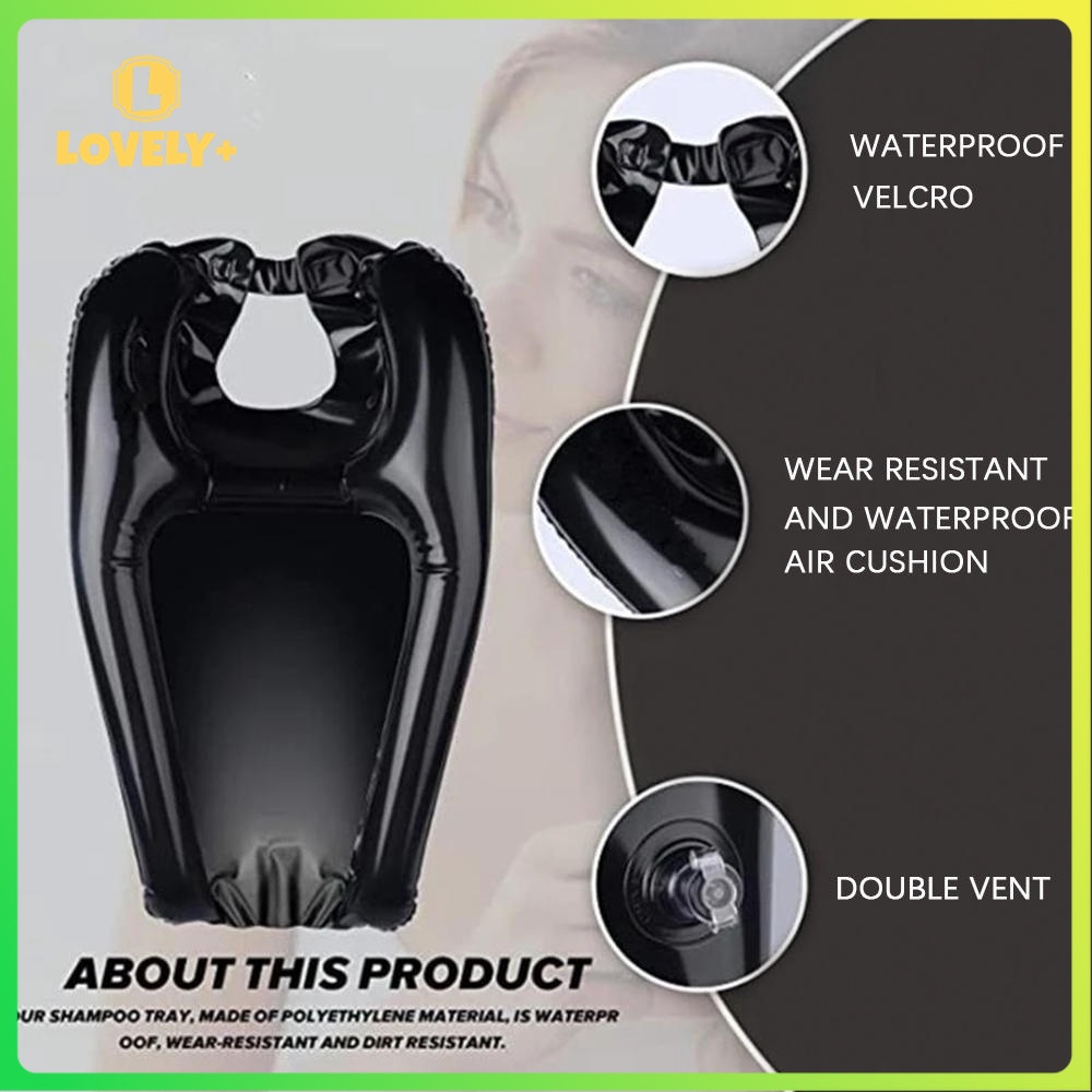 PVC Shampoo Basin Inflatable Hair Washing Basin Portable Homecare For ...