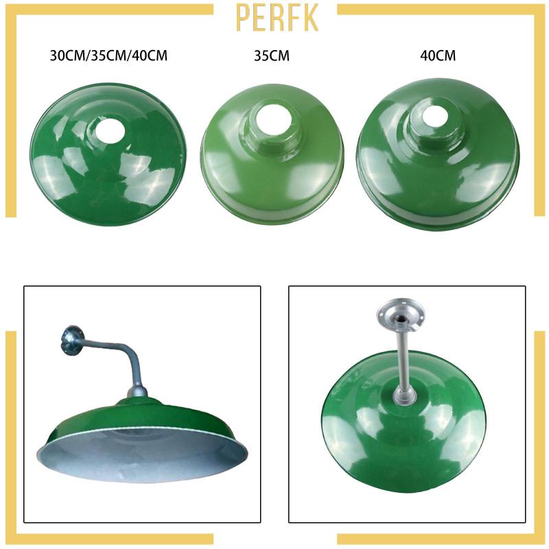 [Perfk] Enamel Dome Lamp Shade Holder Green Table Lamp Wall Lamp Wall ...