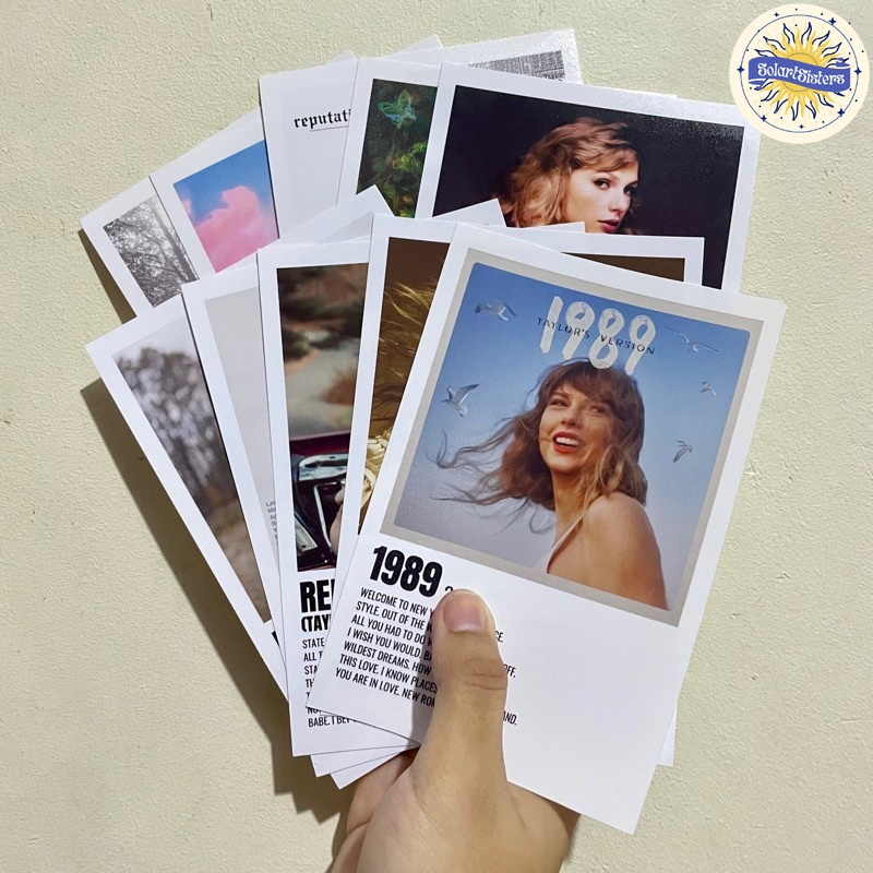 Taylor Swift Minimalist Album Cover Poster – Aesthetic Wall Decor