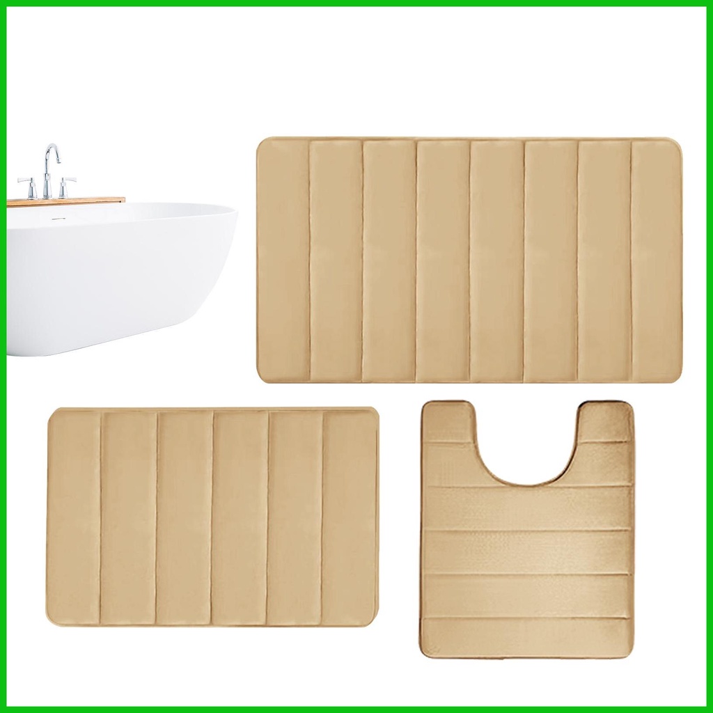 Comfort Rug For Standing Thick Water Absorption Toilet Mat Sets ...