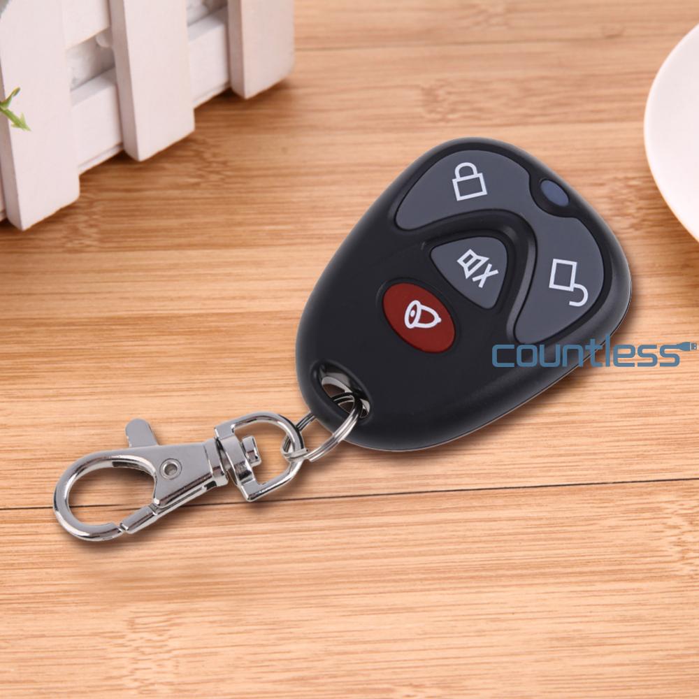 DC12V REPLACEMENT REMOTE CONTROL 4 BUTTON CAR ALARM SECURITY 315MHz #C ...
