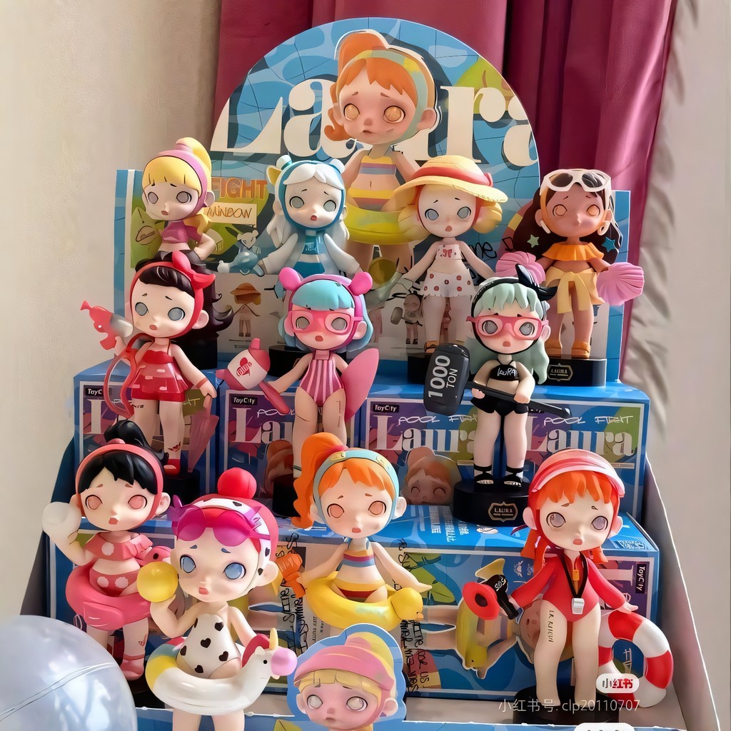 Genuine LAURA LAURA Pool Party Battle Series Toy City Mystery Box ...