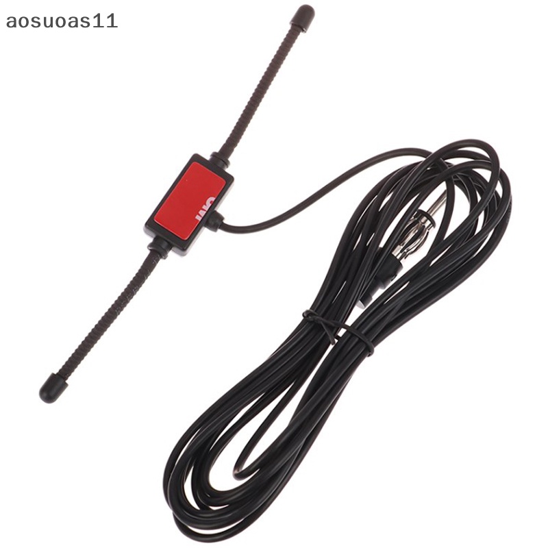 ao 1pc Car Dipole Antenna Boat Stereo AM FM Glass Antenna Radio Antenna