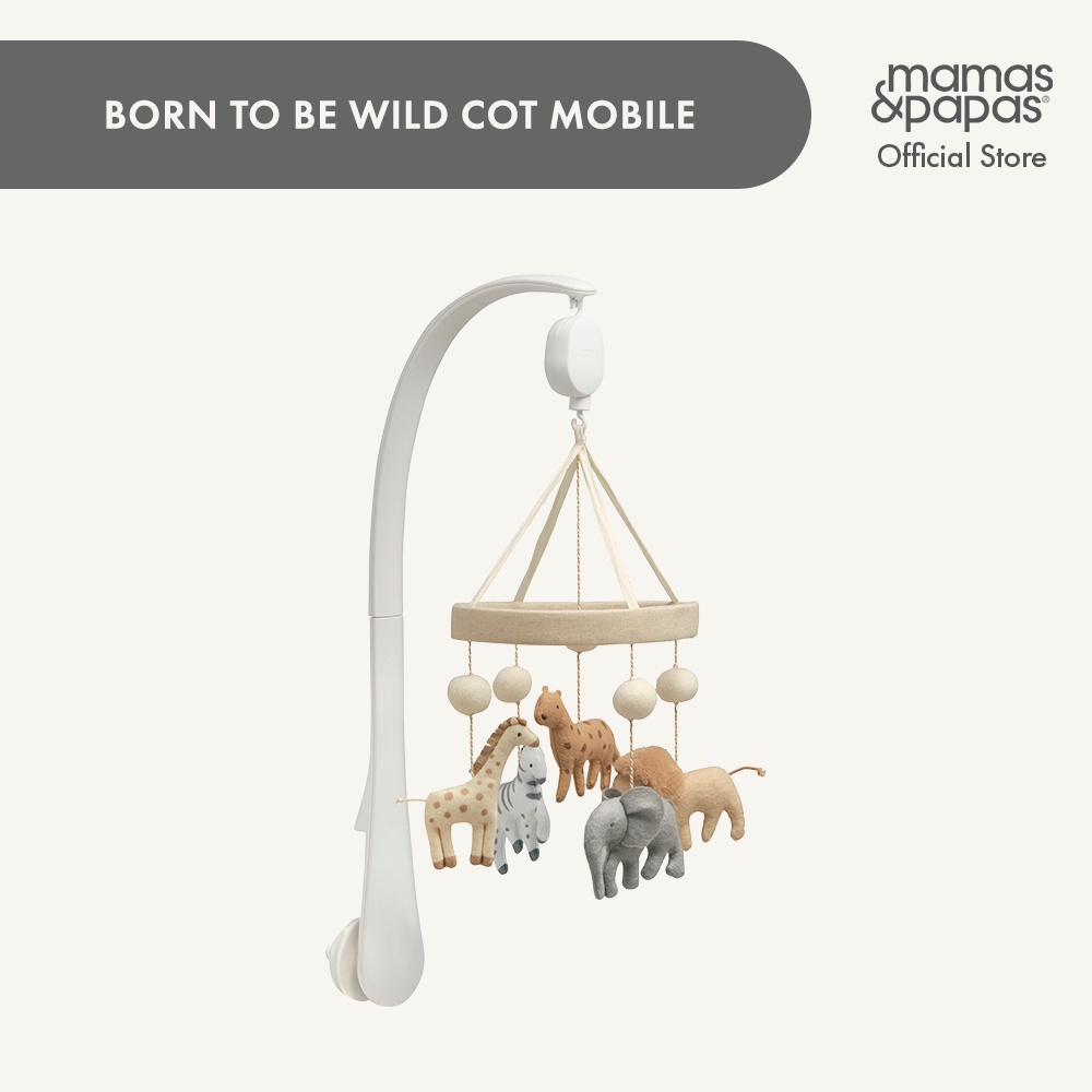 Mamas Papas Crib Cot Mobile for Newborn and Infant Born to be Wild Shopee Philippines