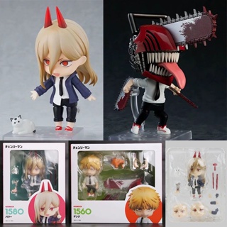 Anime Chainsaw Man Denji ＆ Pochita Blood 19cm PVC Figure Statue toy Gift