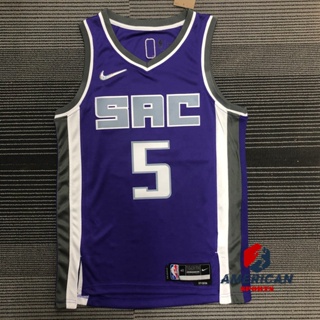 Nike Men's Sacramento Kings De'Aaron Fox #5 White Dri-FIT Swingman Jersey