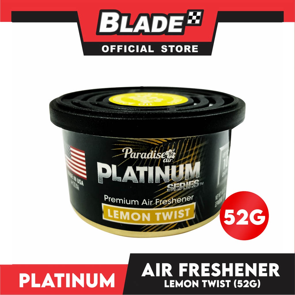 Paradise Air Platinum Series Air Freshener 52g (Lemon Twist) | Shopee ...