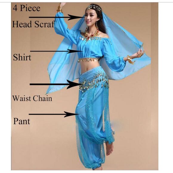 Bollywood Dance Costumes Indian Belly Dance Costumes For Women Chiffon ...